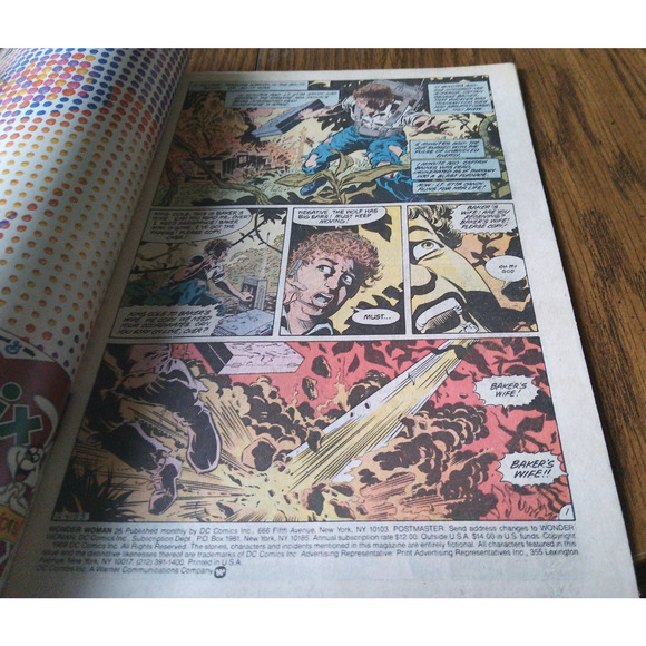 Wonder Woman #25 (December 1988 DC Comics) - Picture 3 of 3